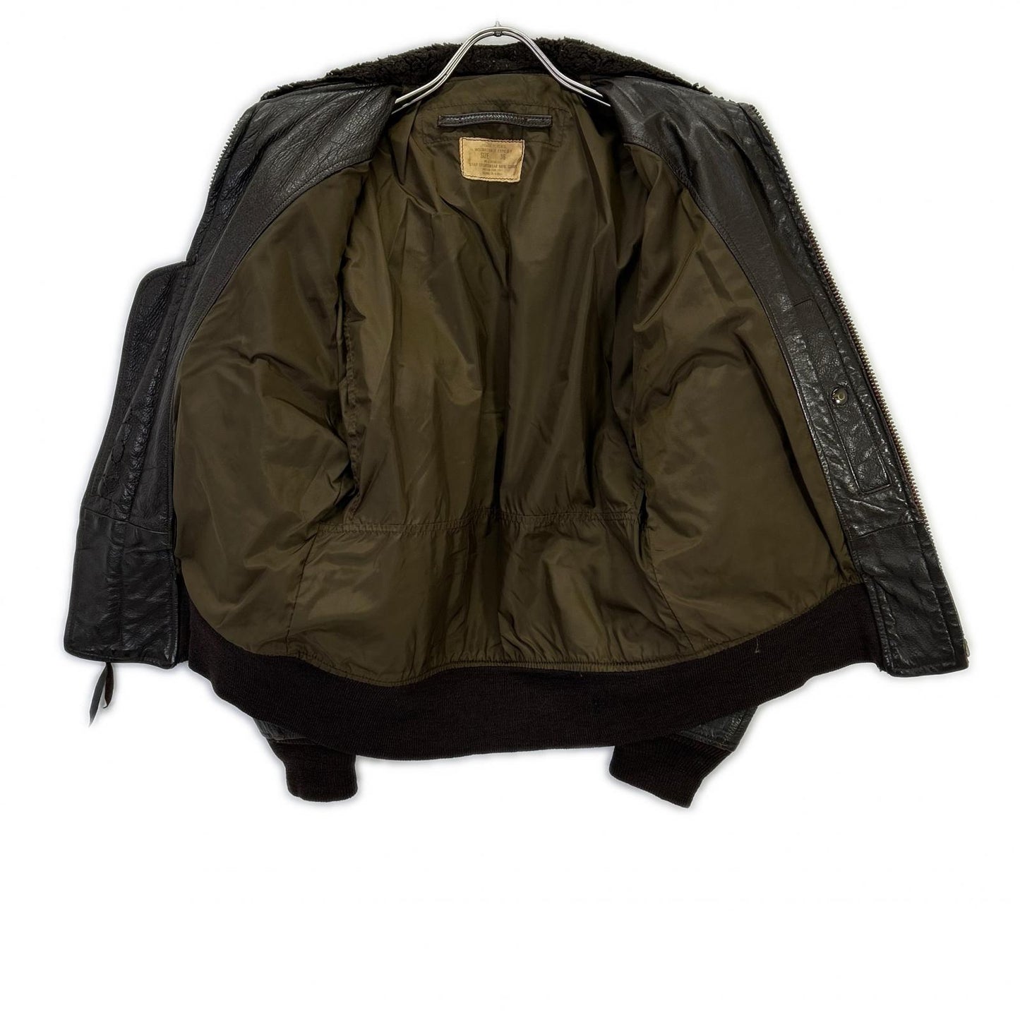 MILITARY 70s US Navy G-1 Flight Jacket Size 36