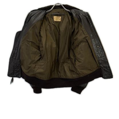 MILITARY 70s US Navy G-1 Flight Jacket Size 36