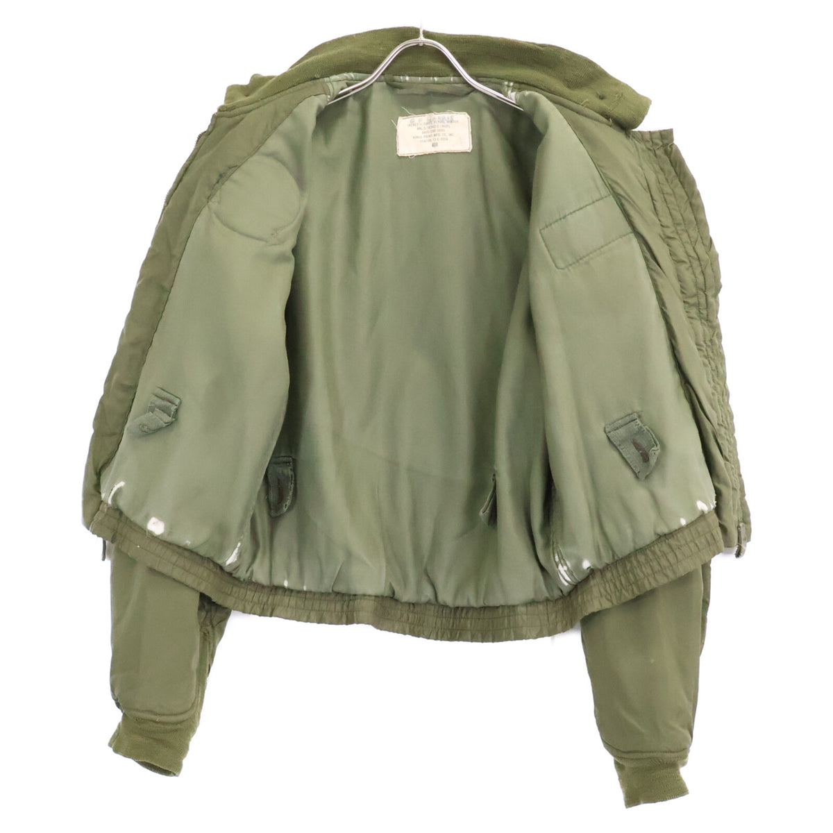 UNITED STATES AIRFORCE 70s WEP Nylon Jacket Khaki Size 40R