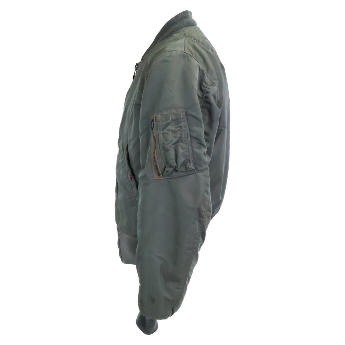UNITED STATES AIRFORCE 50s MA-1 Nylon Bomber Sage Size S