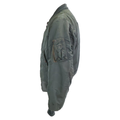UNITED STATES AIRFORCE 50s MA-1 Nylon Bomber Sage Size S