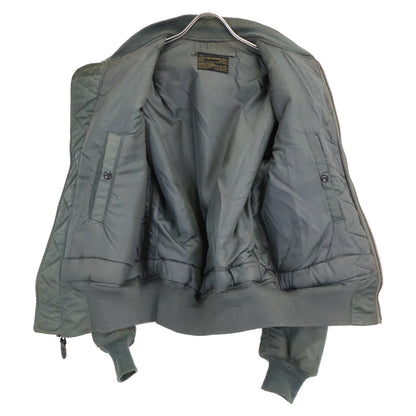 UNITED STATES AIRFORCE 50s MA-1 Nylon Bomber Sage Size S