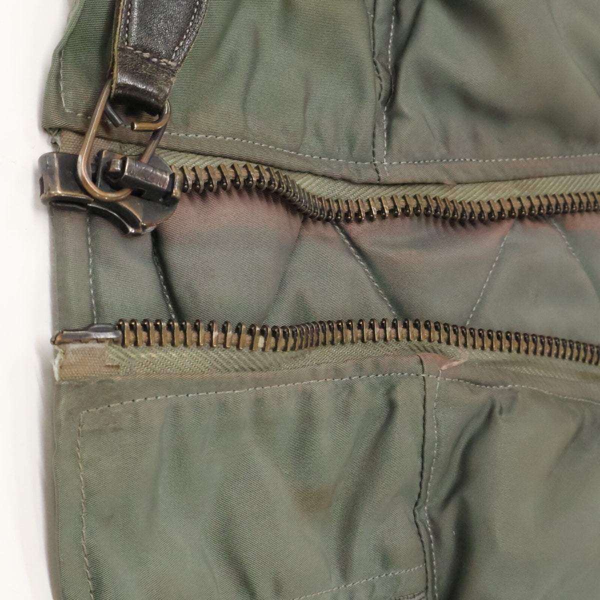 UNITED STATES AIRFORCE 50s MA-1 Nylon Bomber Sage Size S