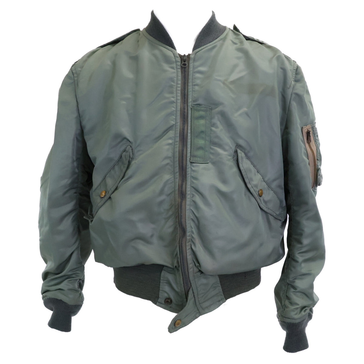 U.S.A.F 1955 L2-B Nylon Flight Jacket Sage Green