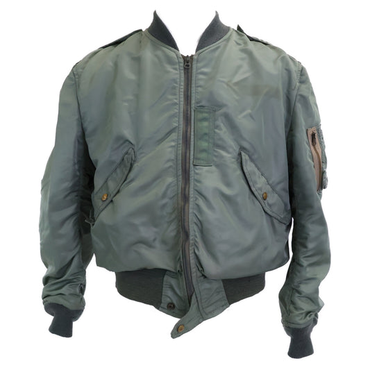 U.S.A.F 1955 L2-B Nylon Flight Jacket Sage Green