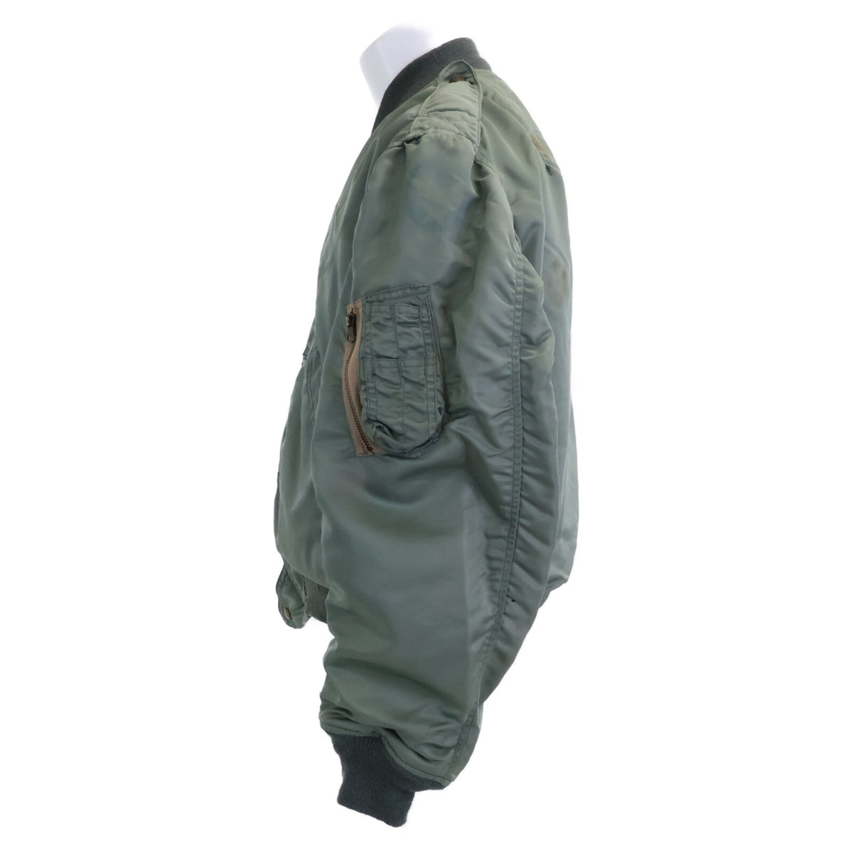 U.S.A.F 1955 L2-B Nylon Flight Jacket Sage Green