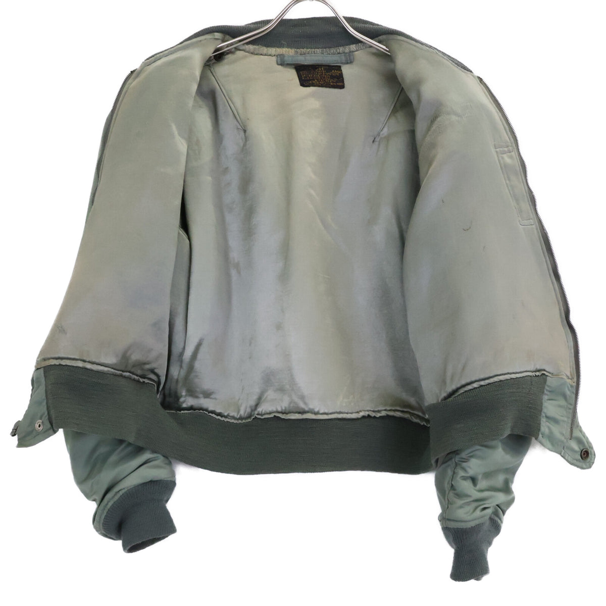 U.S.A.F 1955 L2-B Nylon Flight Jacket Sage Green