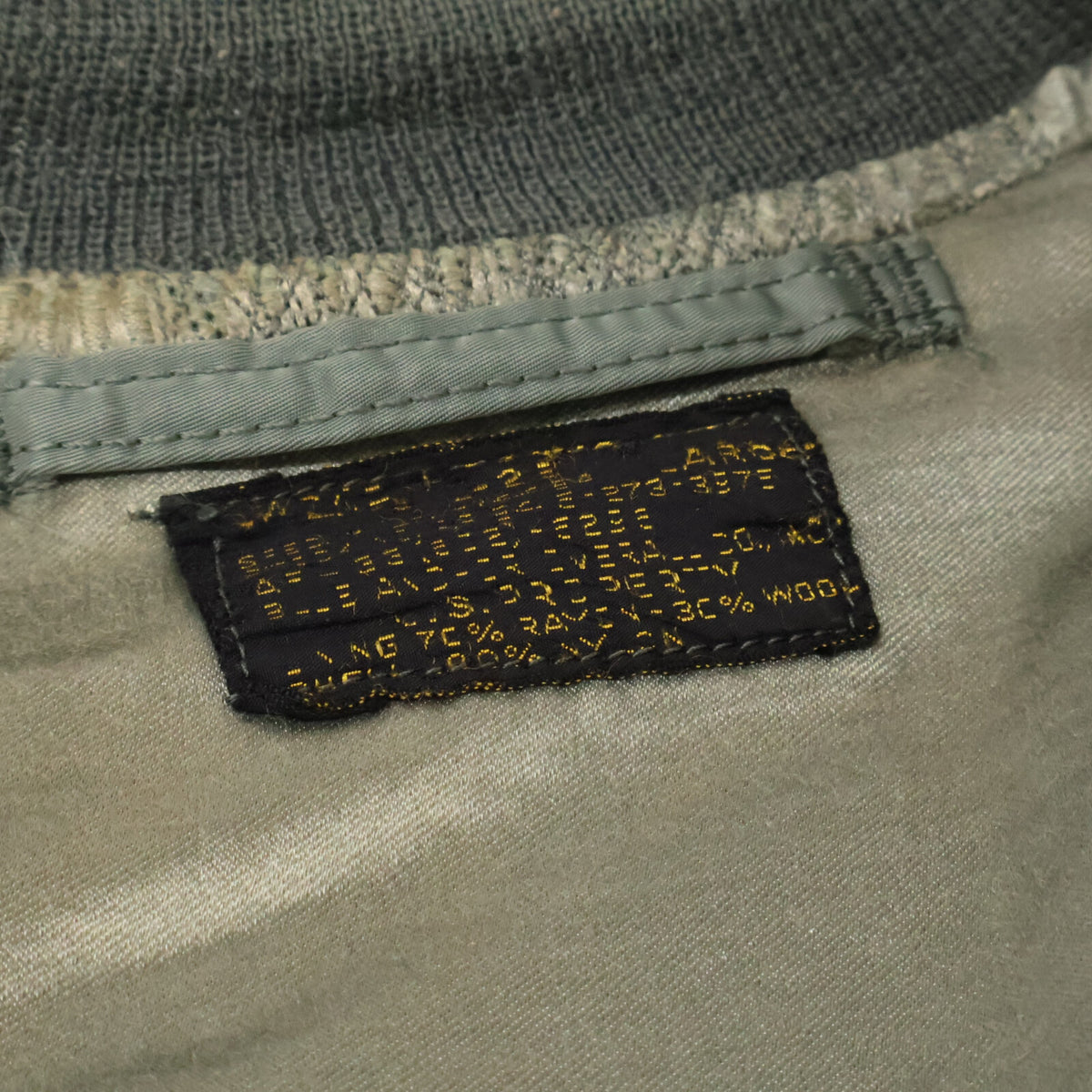 U.S.A.F 1955 L2-B Nylon Flight Jacket Sage Green