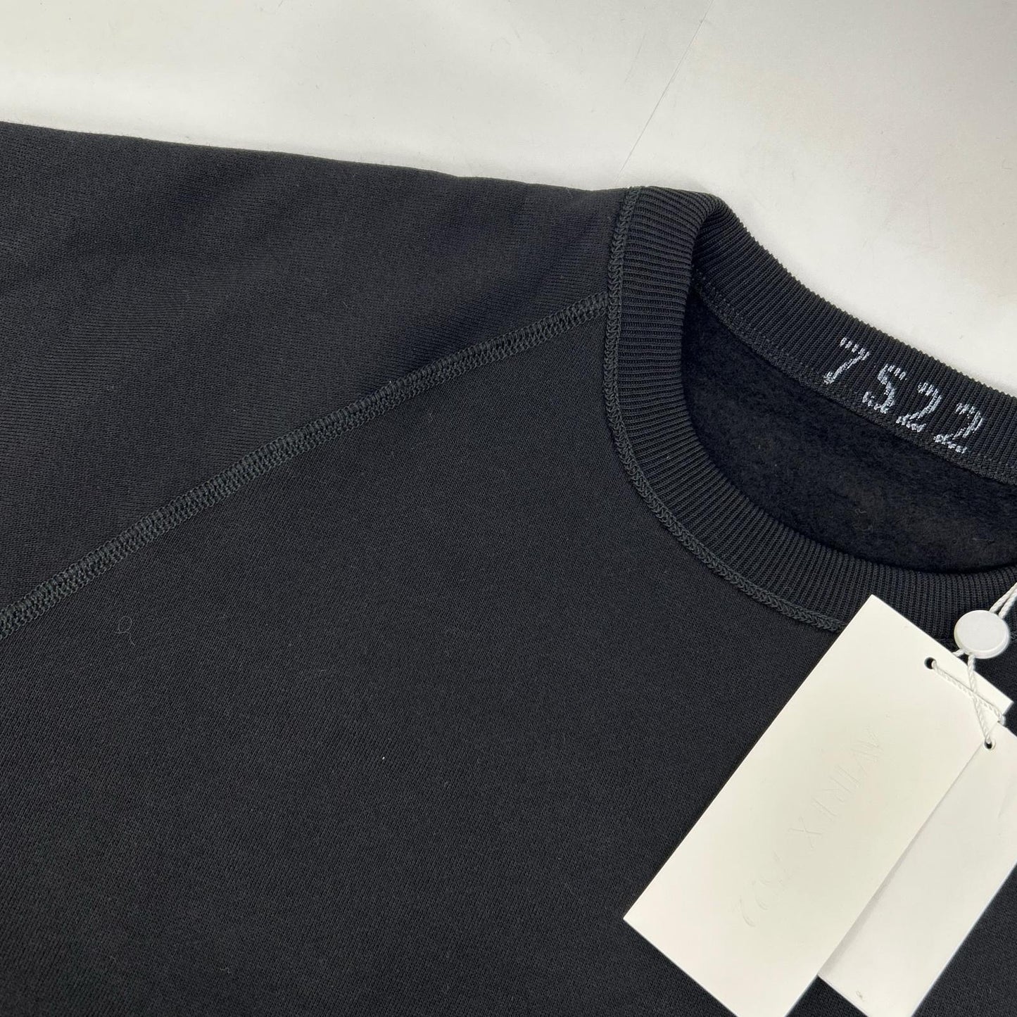 AVIREX 25AW Raglan Cotton Black Size XL
