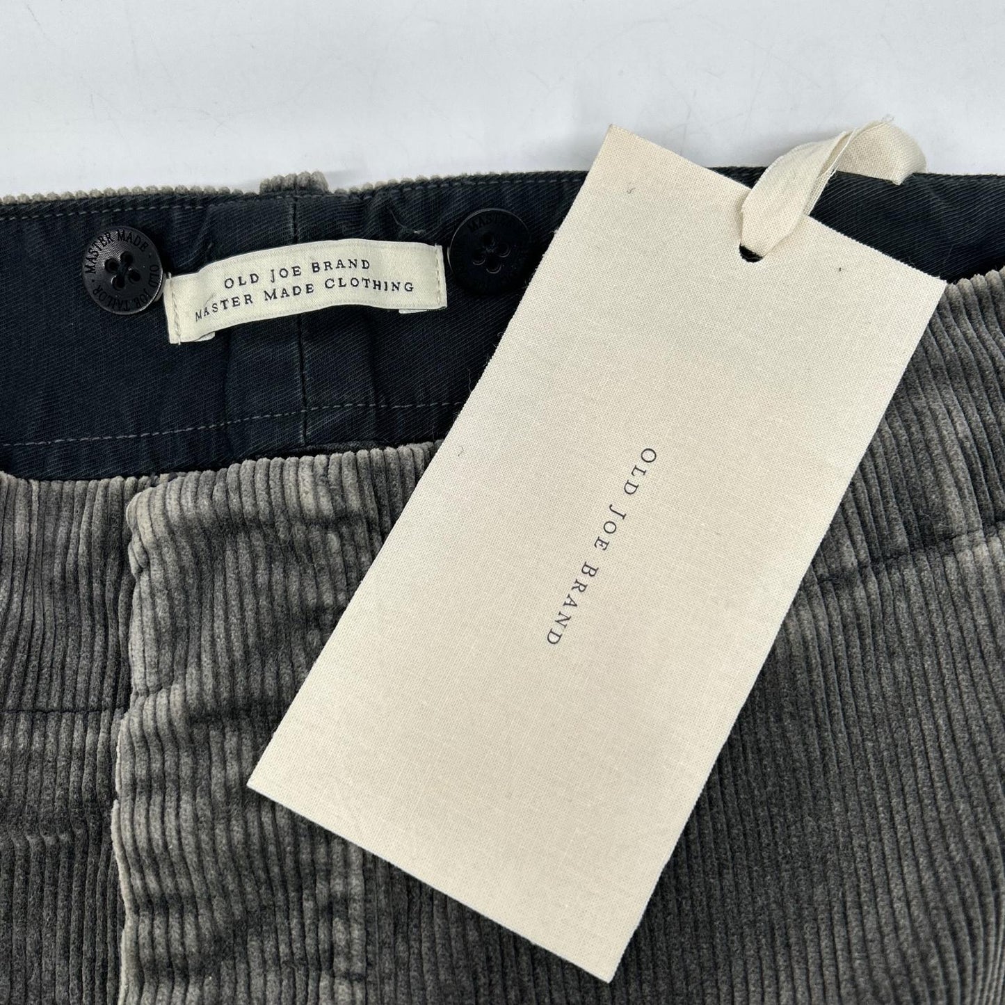 OLDJOE&CO. Paded Back Rover Gray Cotton Size 34