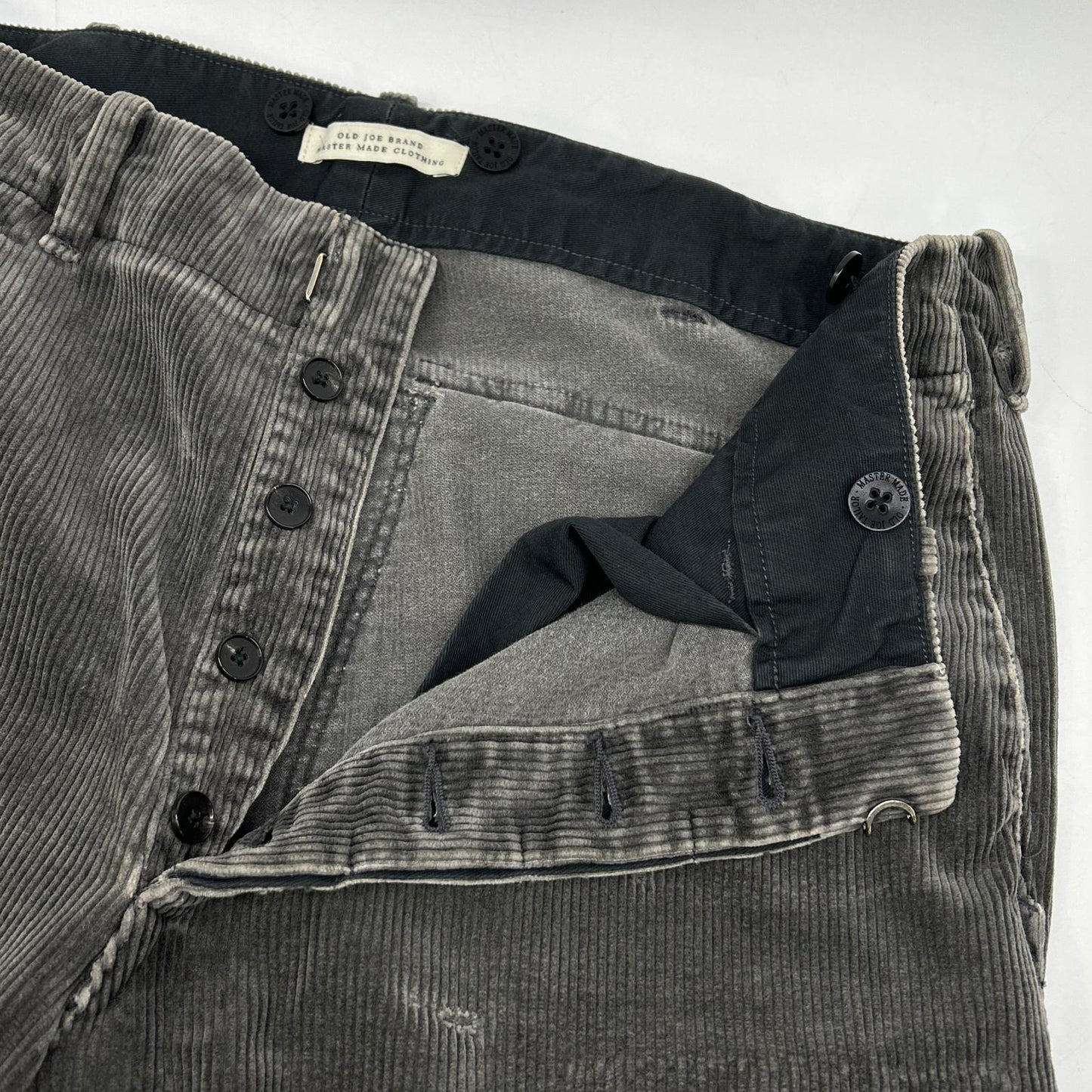 OLDJOE&CO. Paded Back Rover Gray Cotton Size 34