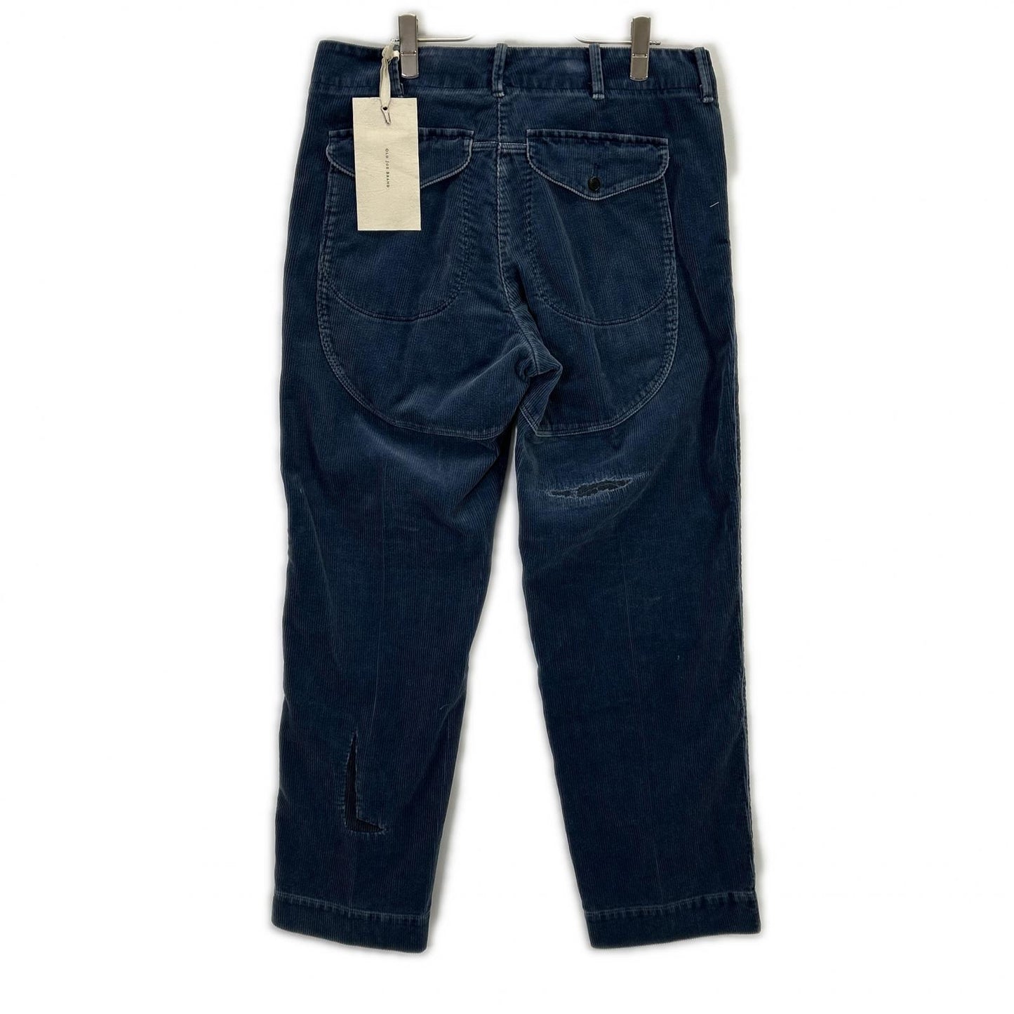 OLDJOE&CO. Paded Back Rover Navy Cotton Size 32