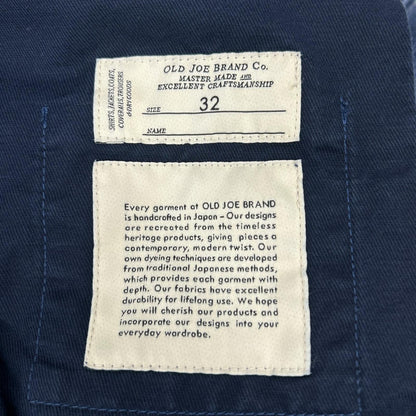 OLDJOE&CO. Paded Back Rover Navy Cotton Size 32
