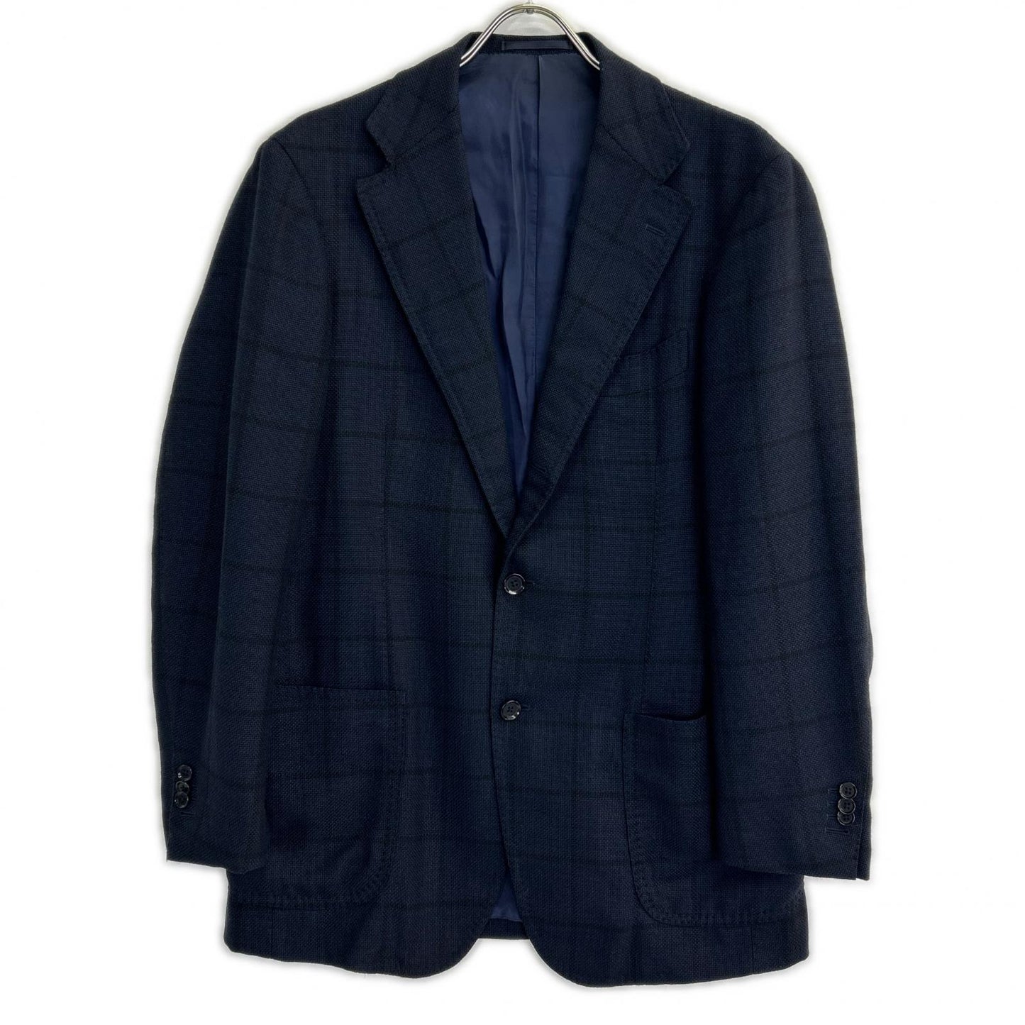RING JACKET Meister Blazer Navy Wool Size 50