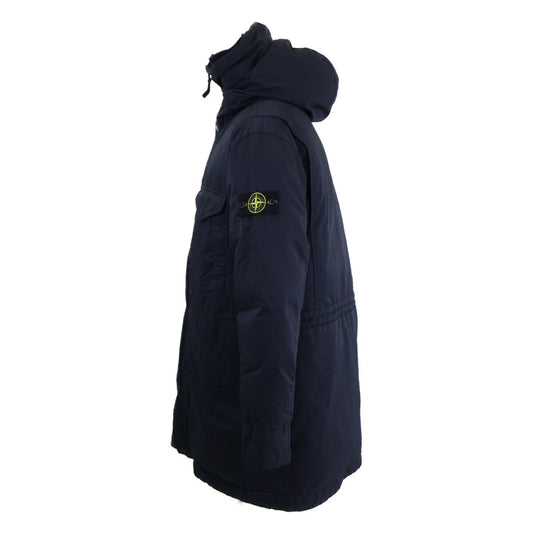 STONE ISLAND Compass Patch Hooded Down Jacket Nylon Size L
