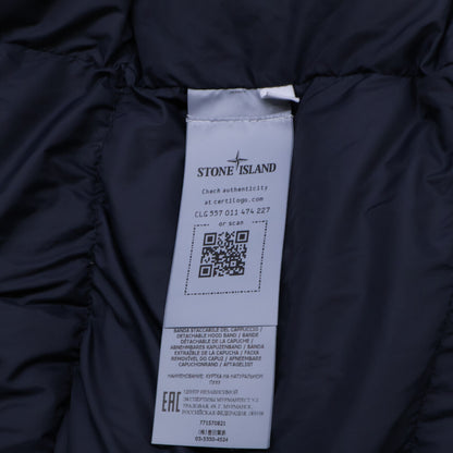 STONE ISLAND Compass Patch Hooded Down Jacket Nylon Size L