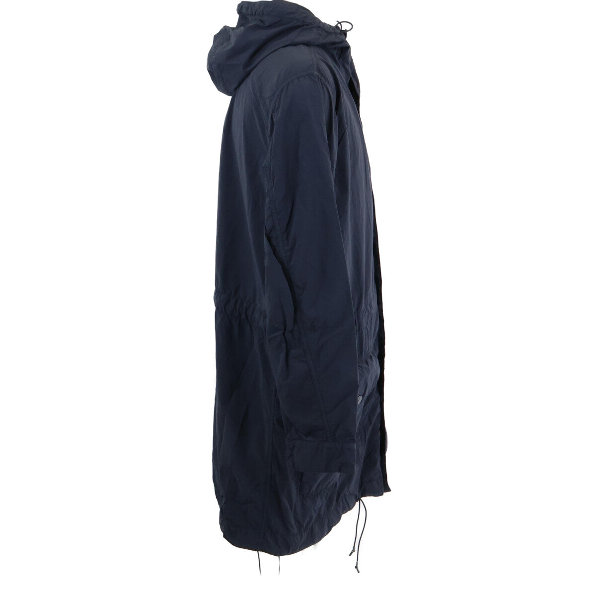 STONE ISLAND Ghost Piece Nylon Hooded Coat Navy Size L