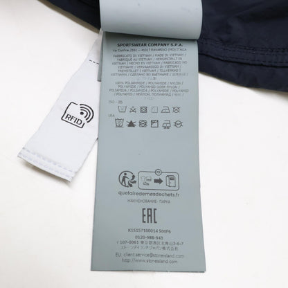 STONE ISLAND Ghost Piece Nylon Hooded Coat Navy Size L