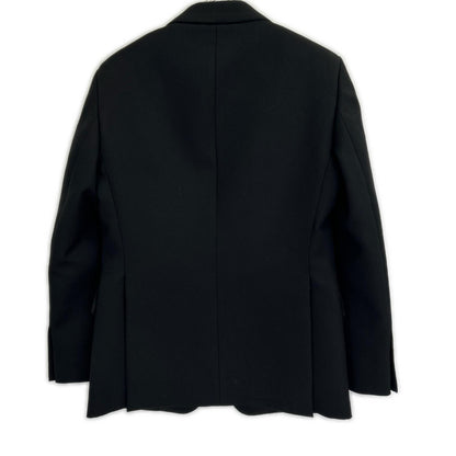 PT TORINO Black Wool Gold Button Jacket Size 44
