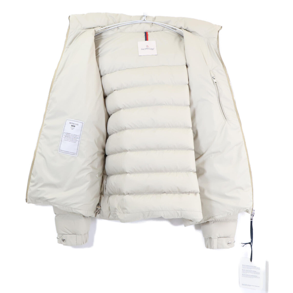 MONCLER ARNEB 23' Hooded Down Jacket Beige Size 4
