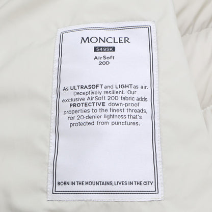 MONCLER ARNEB 23' Hooded Down Jacket Beige Size 4