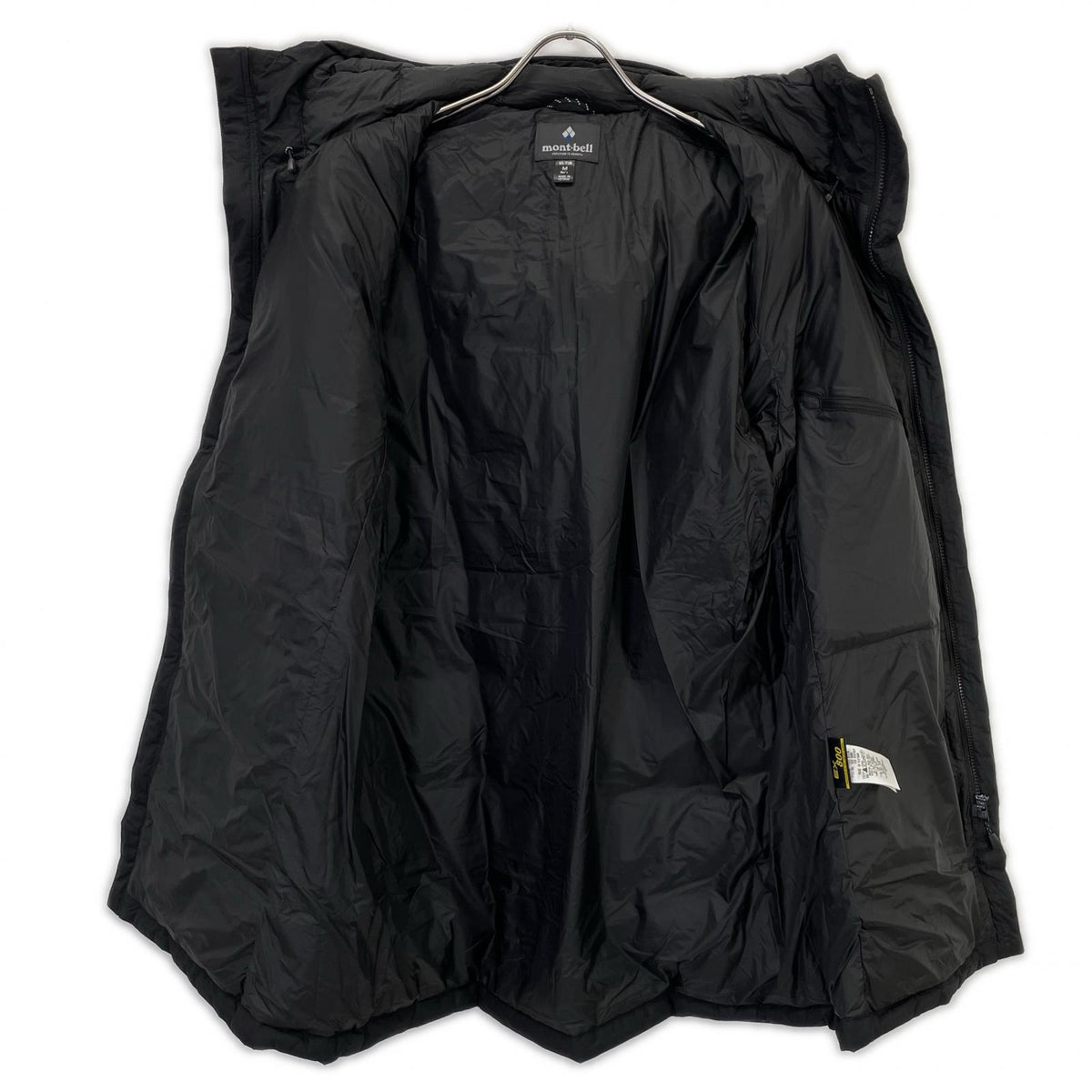 mont-bell Black Dry-Tec 800 Fill Power Down Coat Size M