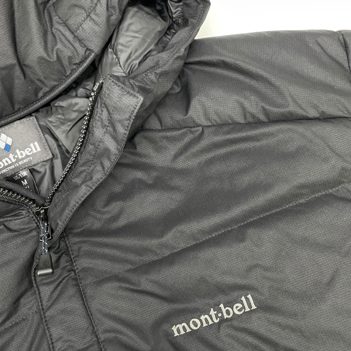 mont-bell Black Dry-Tec 800 Fill Power Down Coat Size M