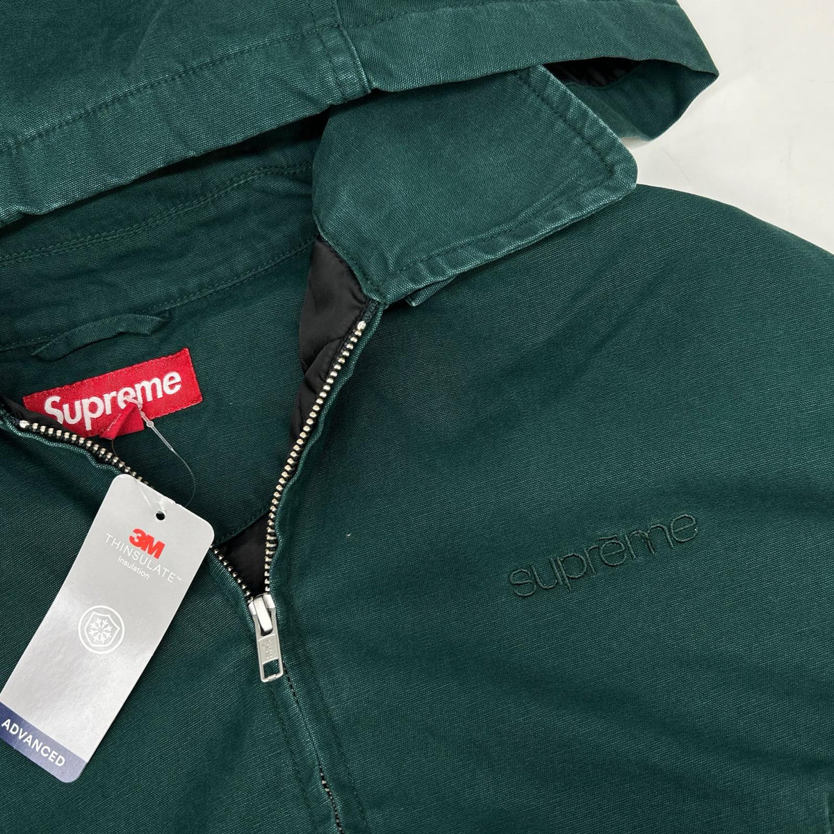 Supreme 25AW Dark Green Hooded Utility Jacket Size XL