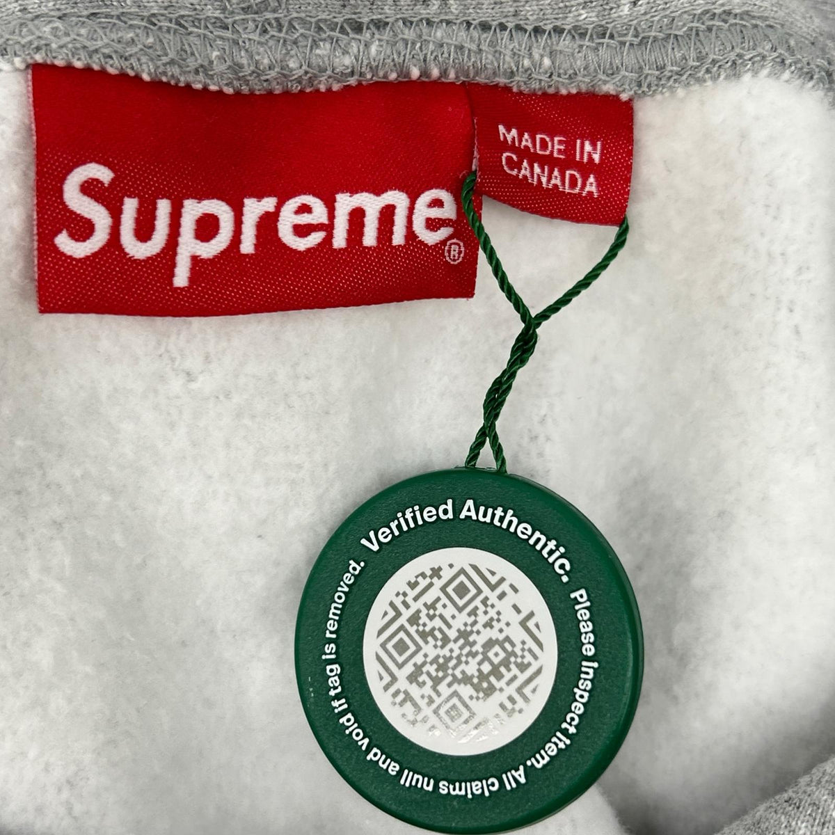 Supreme 19AW Bandana Box Logo Hoodie Gray Size XL