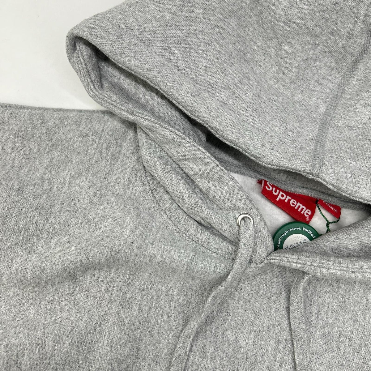 Supreme 19AW Bandana Box Logo Hoodie Gray Size XL
