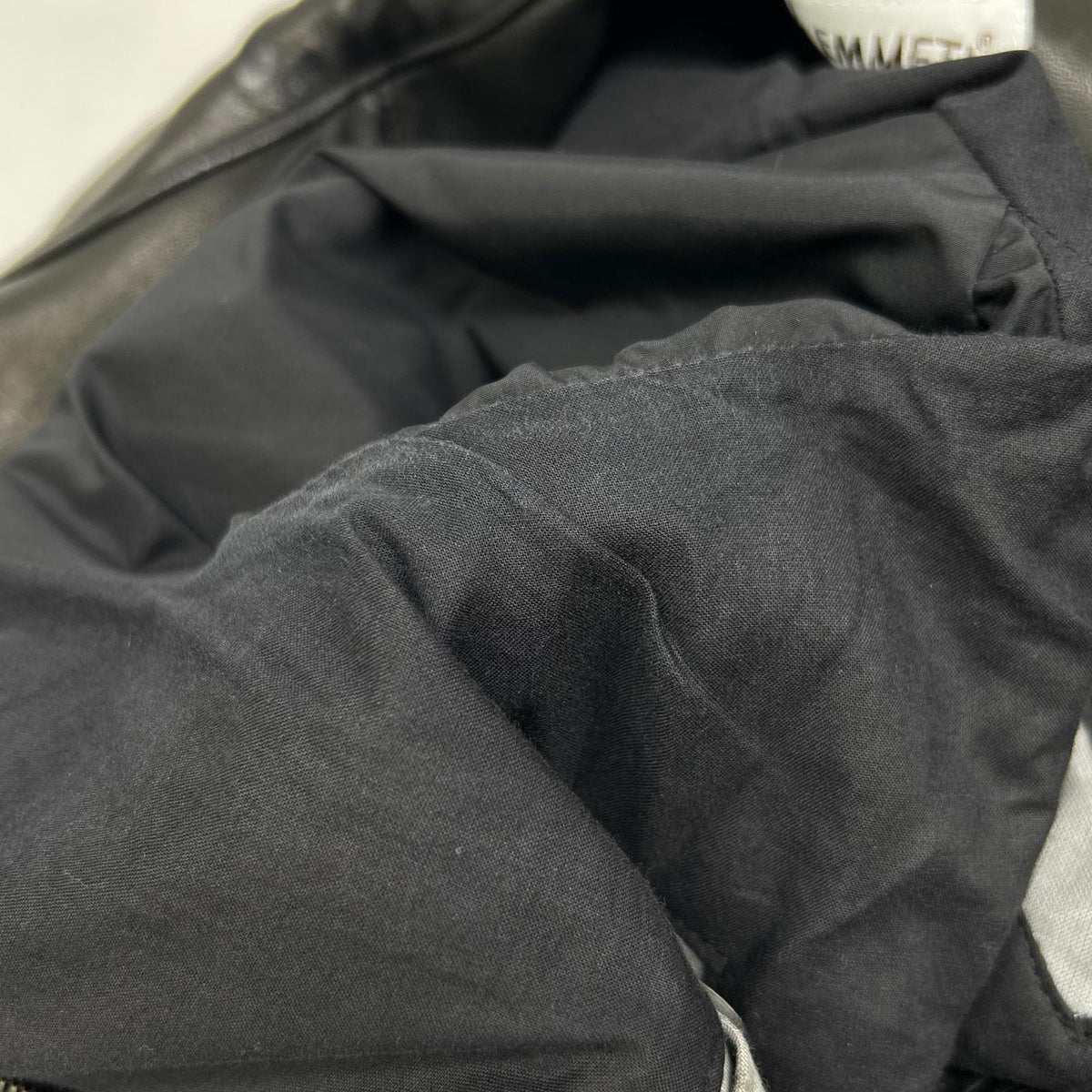 EMMETI Black Lambskin JURI Riders Jacket Size 42