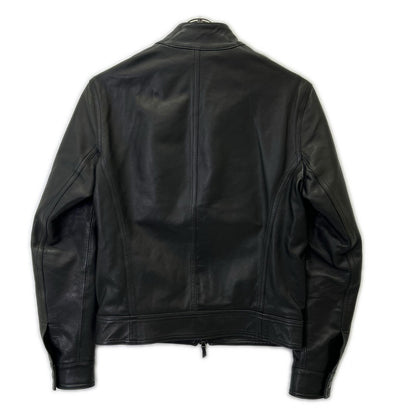 EMMETI Black Lambskin JURI Riders Jacket Size 42
