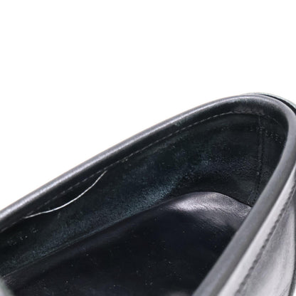 Salvatore Ferragamo Black Leather Gancini Bit Loafers Size 6