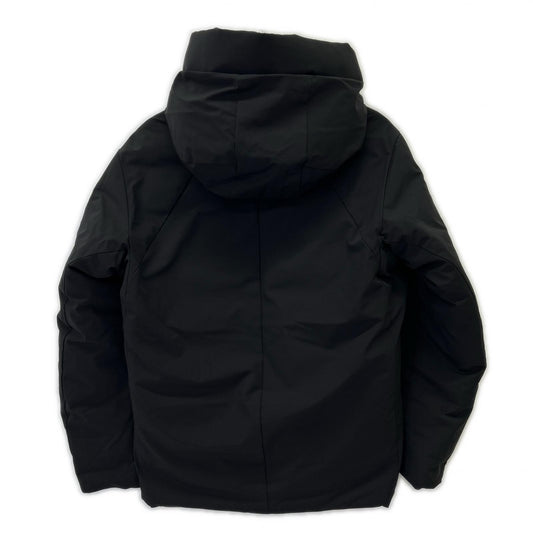ATTACHMENT Light Taffeta Hooded Down Jacket Black Size 1