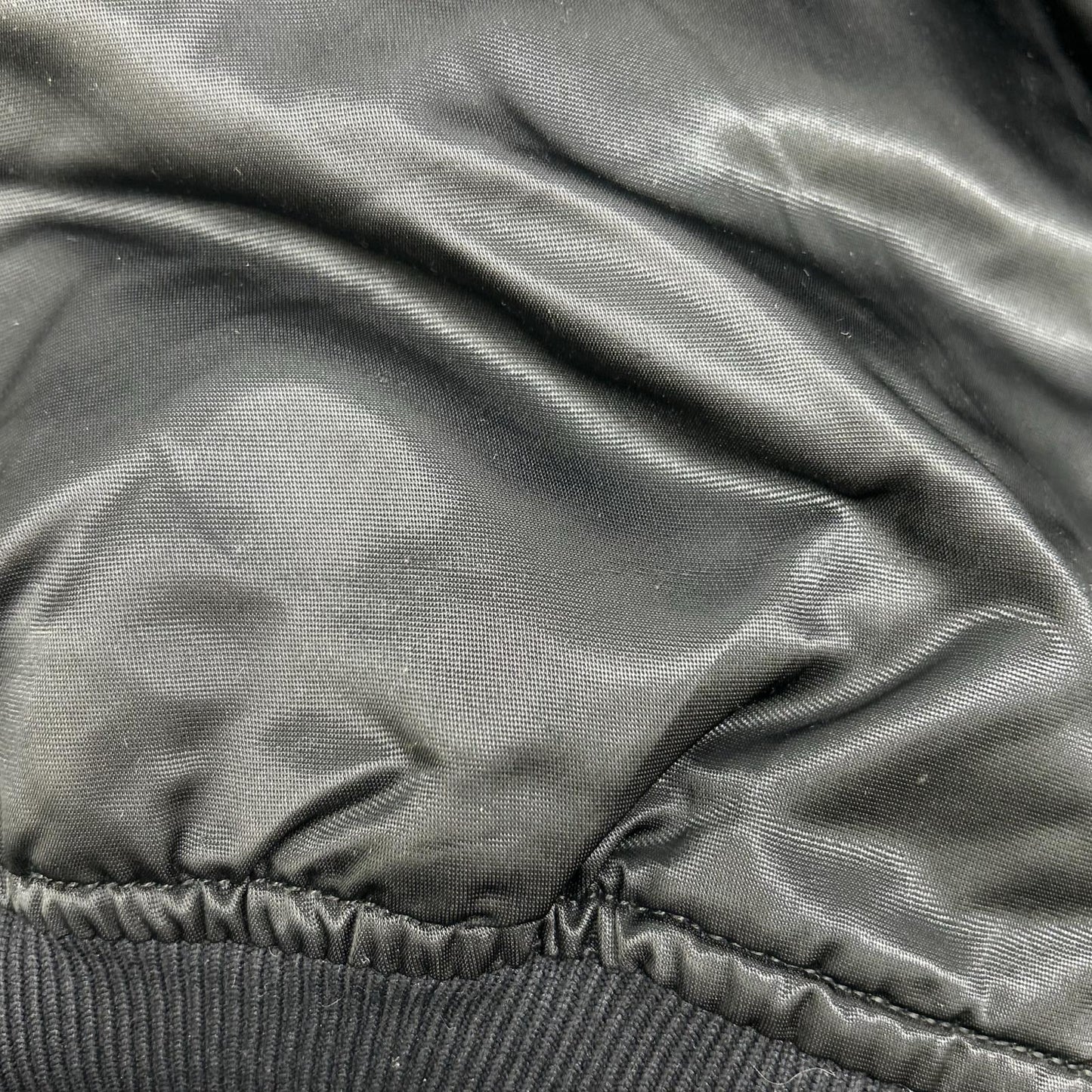 VINTAGE 90s Vietnam Veterans Nylon Jacket Black Size XL