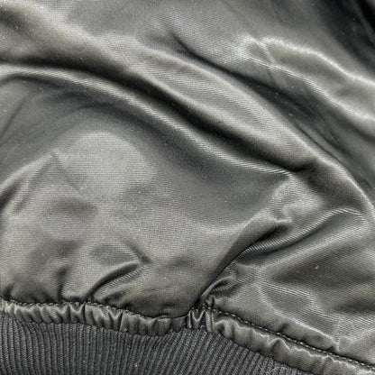 VINTAGE 90s Vietnam Veterans Nylon Jacket Black Size XL