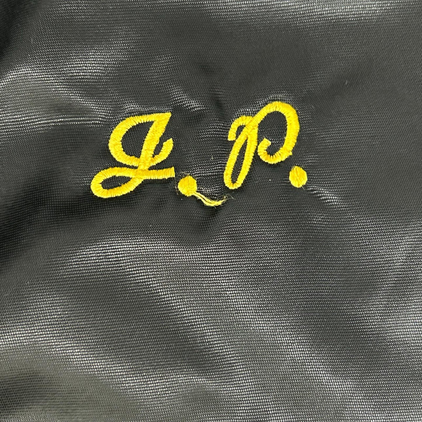 VINTAGE 90s Vietnam Veterans Nylon Jacket Black Size XL