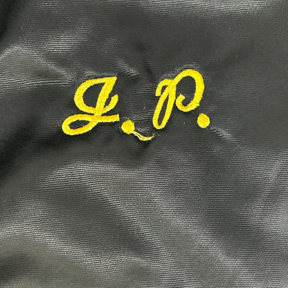 VINTAGE 90s Vietnam Veterans Nylon Jacket Black Size XL