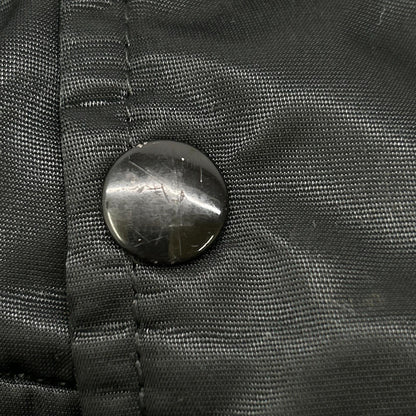 VINTAGE 90s Vietnam Veterans Nylon Jacket Black Size XL
