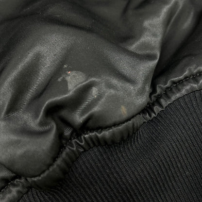 VINTAGE 90s Vietnam Veterans Nylon Jacket Black Size XL