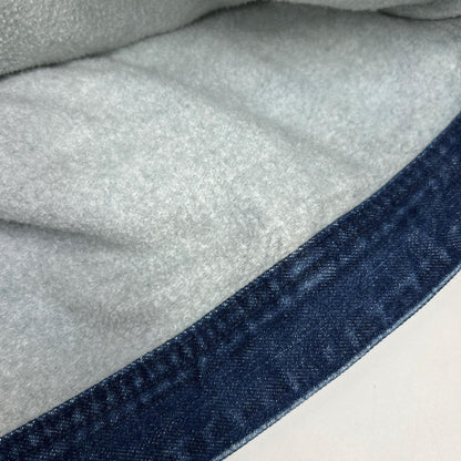 POLO COUNTRY 80s Hooded Indigo Denim Jacket Multi Size L