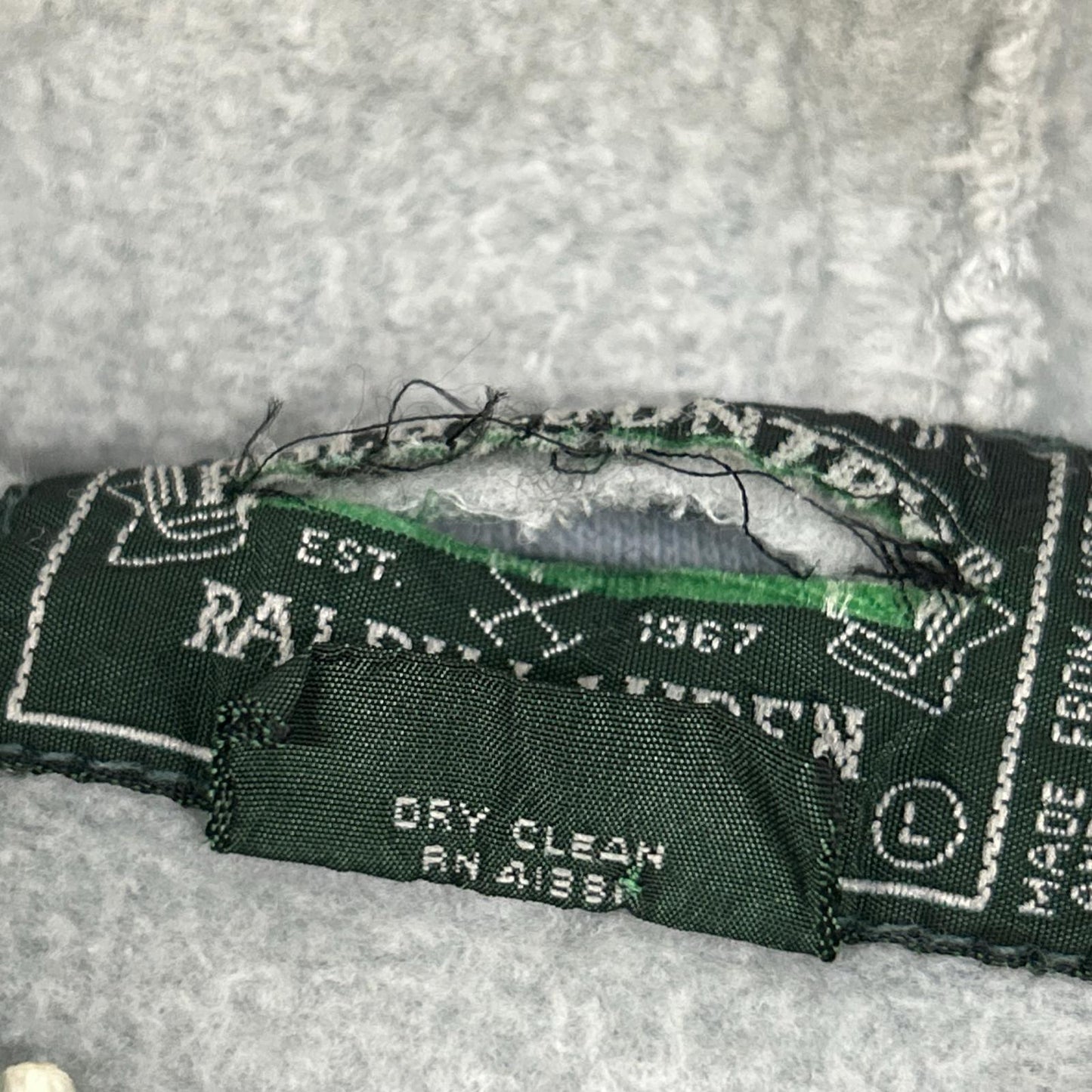 POLO COUNTRY 80s Hooded Indigo Denim Jacket Multi Size L