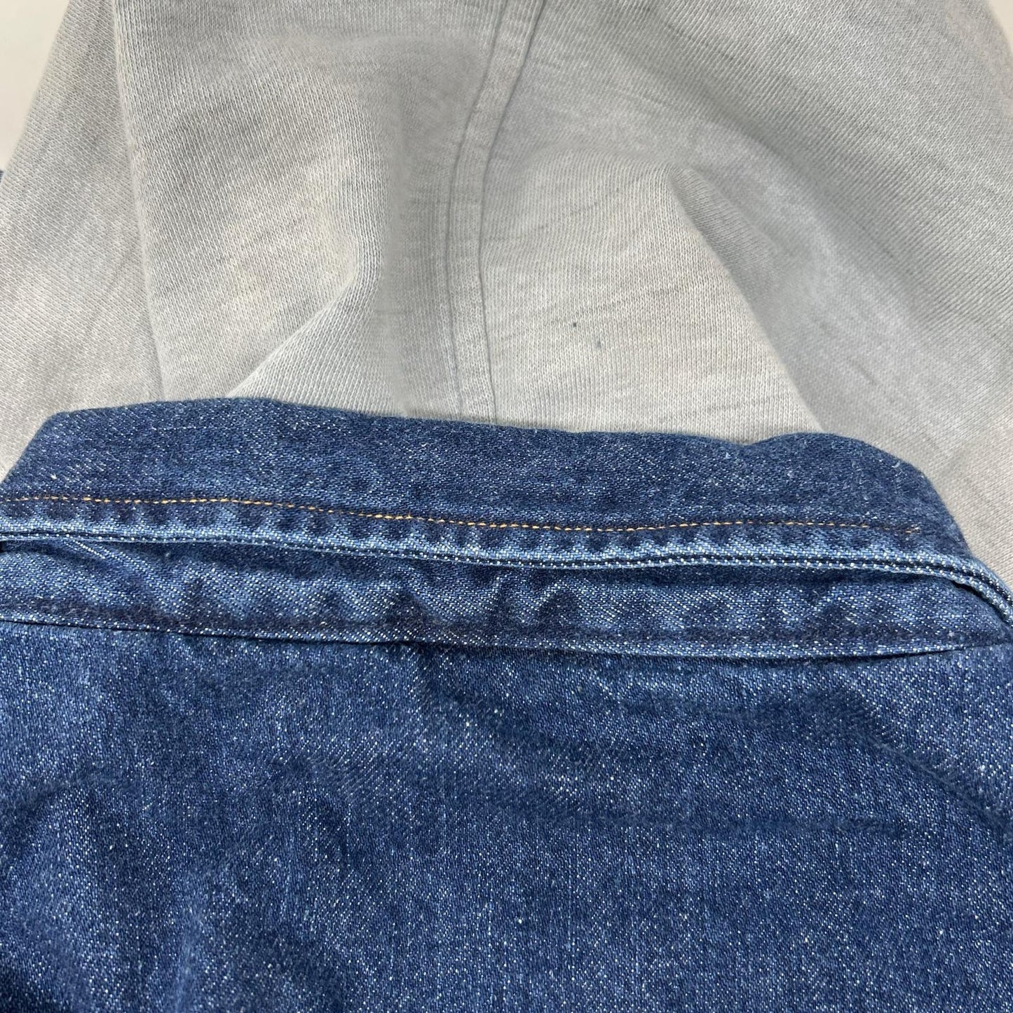 POLO COUNTRY 80s Hooded Indigo Denim Jacket Multi Size L