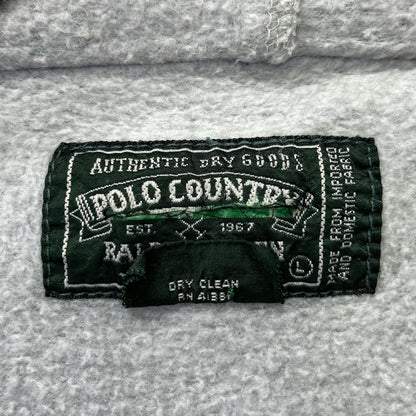 POLO COUNTRY 80s Hooded Indigo Denim Jacket Multi Size L