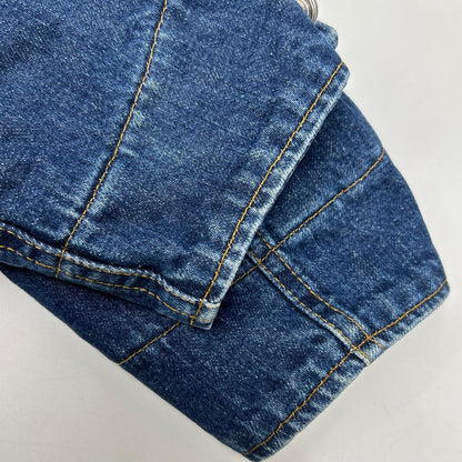 POLO COUNTRY 80s Hooded Indigo Denim Jacket Multi Size L
