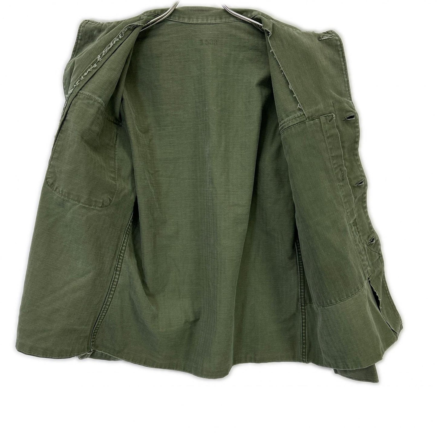 MILITARY 50s USMC P-53 HBT Utility Jacket Khaki Size