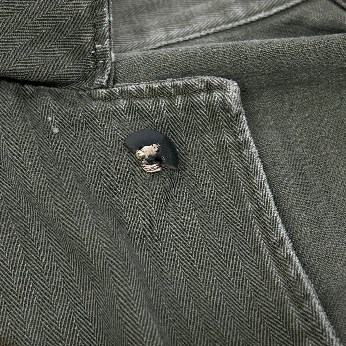 MILITARY 50s USMC P-53 HBT Utility Jacket Khaki Size