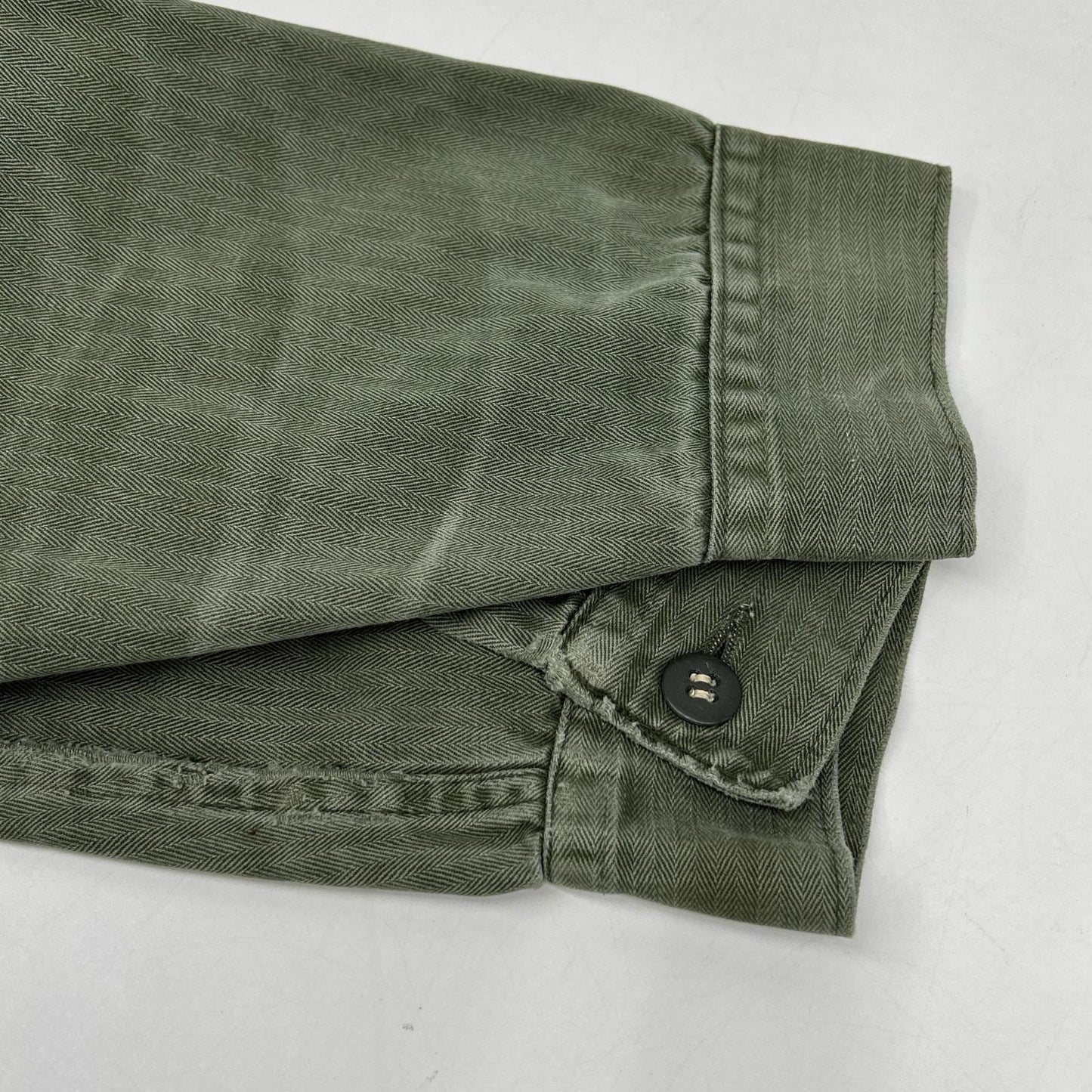 MILITARY 50s USMC P-53 HBT Utility Jacket Khaki Size