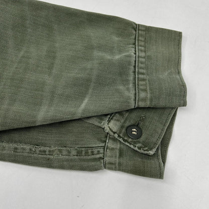 MILITARY 50s USMC P-53 HBT Utility Jacket Khaki Size