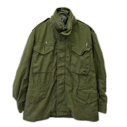 U.S.ARMY 60s M-65 Field Jacket Scovill Zip Khaki Size R/M